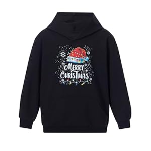 Unicomidea Boys' Christmas Hoodie, Ages 7-14