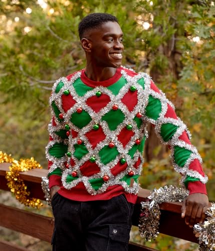 Tipsy Elves Ugly Christmas Sweaters For Men - Colorful And Funny Men'S Christmas Sweaters - Hilarious Holiday Pullovers 3 Tipsy Elves Ugly Christmas Sweaters For Men - Colorful And Funny Men'S Christmas Sweaters - Hilarious Holiday Pullovers - Image 3