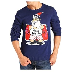 V28 Men'S Boy Ugly Christmas Naughty Sm Santa Pullover Sweater Party Jumper 9 V28 Men’S Boy Ugly Christmas Naughty Sm Santa Pullover Sweater Party Jumper