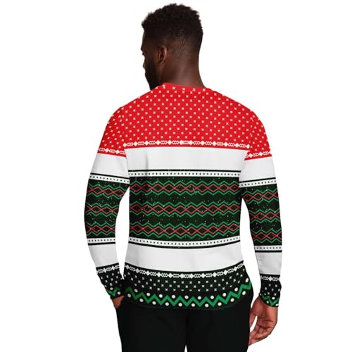 Magical Unicorn Sweatshirt | Unisex Ugly Christmas Sweater, Xmas Sweater, Holiday Sweater, Funny Sweater, Funny Shirt M Green - Image 4