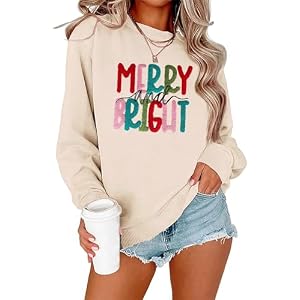 Merry And Bright Chenille Patch Christmas Pullover