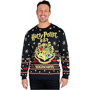 Harry Potter Hogwarts Knitted Christmas Jumper