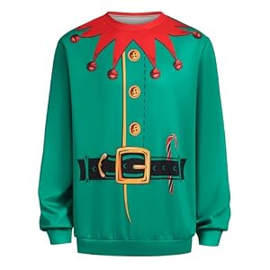 Ugly Christmas Sweatshirt Men Women, Funny Christmas Sweatshirt, Funny Abs Pullover Xmas 6 Ugly Christmas Sweatshirt Men Women
