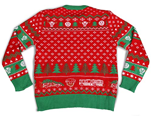 Christmas Vacation Why Is The Carpet All Wet Todd Red Ugly Christmas Sweater - Image 3
