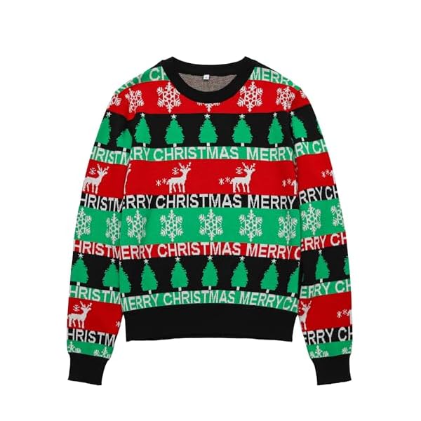 Unisex Knitted Crew Neck Christmas Jumper