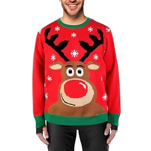 Matching Knitted Christmas Jumper For Men, Women And Kids