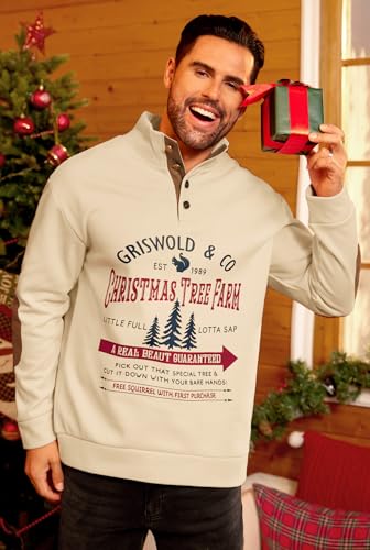 Vogstart Men'S Christmas Retro Graphic Corduroy Winter Sweatshirt (S-3Xl) 3 Vogstart Men'S Christmas Retro Graphic Corduroy Winter Sweatshirt (S-3Xl) - Image 3