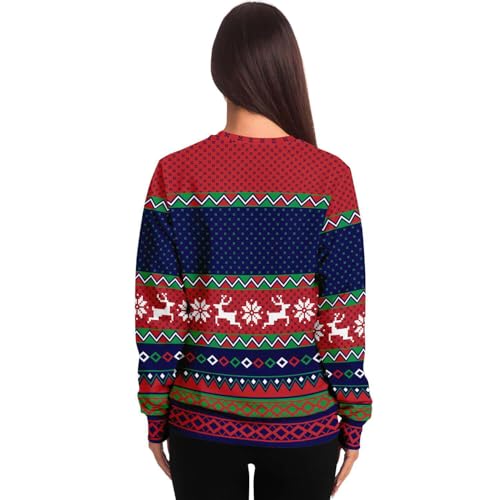 Its The Most Wonderful Time For A Beer Sweatshirt | Unisex Ugly Christmas Sweater, Xmas Sweater, Funny Holiday Sweater Shirt L Red - Image 5