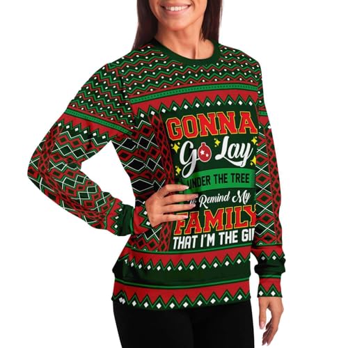 I Am The Gift Sweatshirt | Unisex Ugly Christmas Sweater, Xmas Sweater, Holiday Sweater, Funny Sweater, Funny Shirt - Image 6