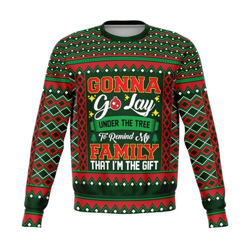 I Am The Gift Sweatshirt | Unisex Ugly Christmas Sweater, Xmas Sweater, Holiday Sweater, Funny Sweater, Funny Shirt