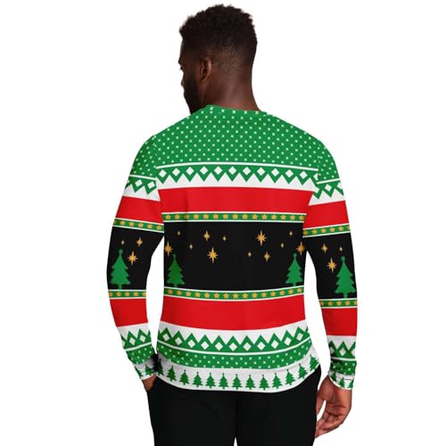 Gift In The Box Sweatshirt | Unisex Ugly Christmas Sweater, Xmas Sweater, Holiday Sweater, Funny Sweater, Funny Shirt L Green - Image 3