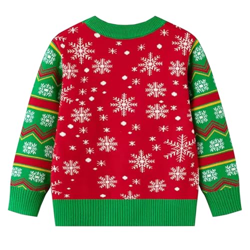 Ugly Christmas Sweater For Girls Funny Xmas Knit Pullover Shirts Kids Child Holiday Jumper Tops Outfit 2-14 Years - Image 2