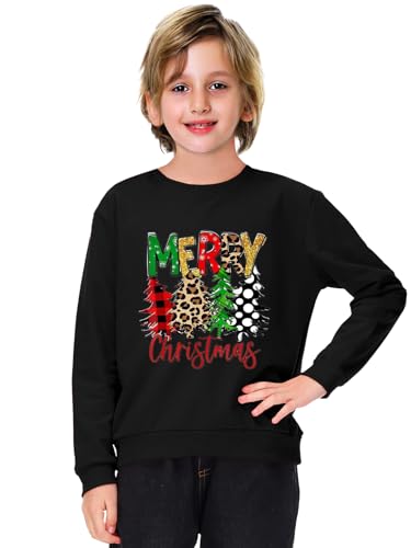 Remimi Unisex Kids Christmas Sweatshirt Long Sleeve Xmas Pullover Tops 3-14 Years 2 Remimi Unisex Kids Christmas Sweatshirt Long Sleeve Xmas Pullover Tops 3-14 Years - Image 2