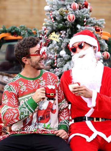 Men'S Ugly Christmas Funny Sweatshirt Loose Fit Adult Xmas 3D Print Sweater For Holiday (S-3Xl) - Image 3