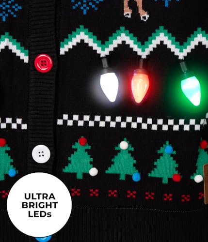 Tipsy Elves Classic Cute Cardigan Ugly Christmas Sweaters For Women With Fun Patterns And Animals 4 Tipsy Elves Classic Cute Cardigan Ugly Christmas Sweaters For Women With Fun Patterns And Animals - Image 4