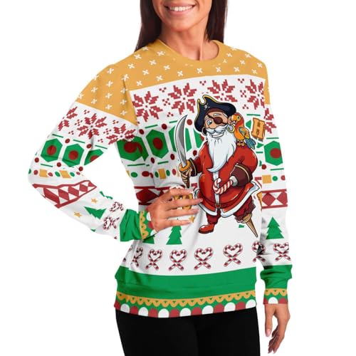 Yo Ho Ho Pirate Sweatshirt | Unisex Ugly Christmas Sweater, Xmas Sweater, Funny Holiday Sweater, Funny Shirt - Image 6