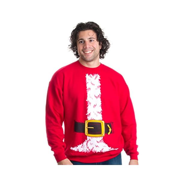 Santa And Elf Crew Neck Christmas Sweatshirt