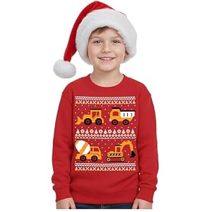 Tstars Dabbing Santa Christmas Sweatshirt For Boys