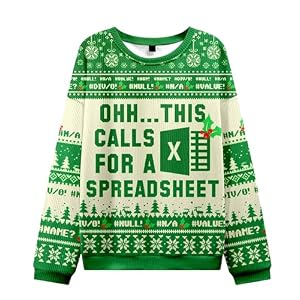 Funny Spreadsheet Ugly Christmas Knit Sweatshirt For Men Women 3 Funny Spreadsheet Ugly Christmas Knit Sweatshirt For Men Women