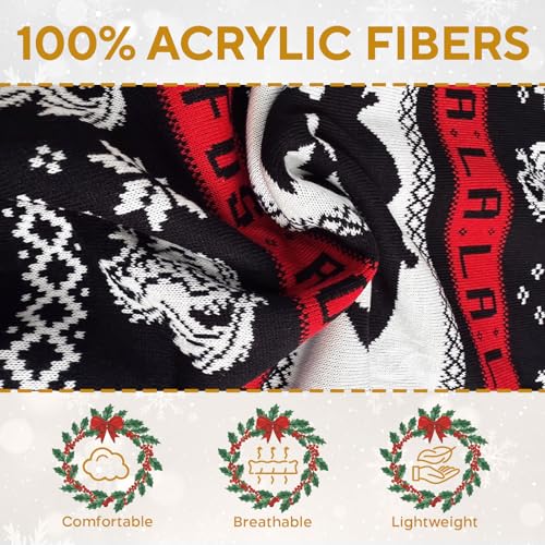 34Hd Ugly Xmas Sweater–Funny Knit Christmas Sweater For Women &Amp; Men 2025, Long Sleeve Crewneck Holiday Pullover, Unisex Gift - Image 5