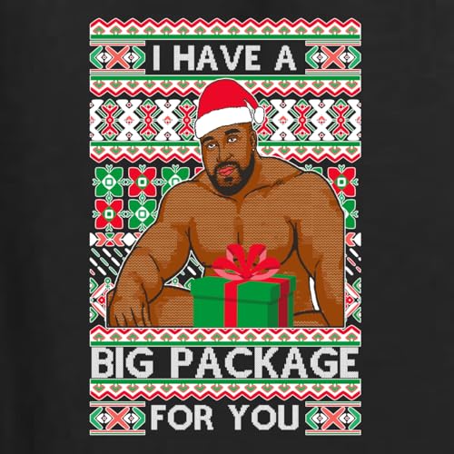 I Have A Big Package Funny Ugly Christmas Sweater Unisex Crewneck 4 I Have A Big Package Funny Ugly Christmas Sweater Unisex Crewneck