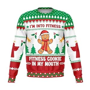 Fitness Christmas Jumper, Unisex
