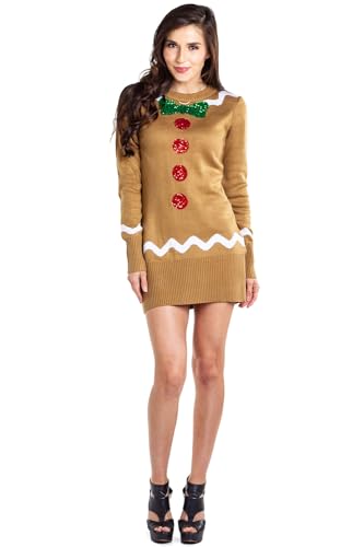 Tipsy Elves Christmas Sweater Dresses For Women - Cute Winter Themed Dresses - Instant Holiday Outfits - Image 3