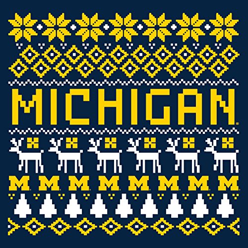 Ncaa Holiday Ugly Sweater, Team Color Crewneck, College, University 3 Ncaa Holiday Ugly Sweater