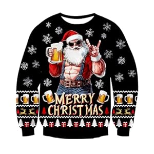 Unicomidea Ugly Christmas Sweater Men Long Sleeve Women Xmas Sweatershirt Pullover 9 Unicomidea Ugly Christmas Sweater Men Long Sleeve Women Xmas Sweatershirt Pullover