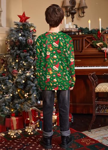 Besserbay Unisex Kids Ugly Christmas Sweater 3D Graphic Funny Long Sleeve Holiday Pullover Sweatshirt 4-14 Years 6 Besserbay Unisex Kids Ugly Christmas Sweater 3D Graphic Funny Long Sleeve Holiday Pullover Sweatshirt 4-14 Years - Image 6