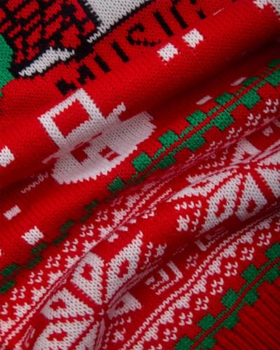 Mtv Mens Ugly Christmas Sweater Long Sleeve Crewneck Pullover Sweater | Soft 100% Acrylic Knit Sweater Fabric, Crew Neck, Long Sleeve, Regular Fit Through The Body - Image 5