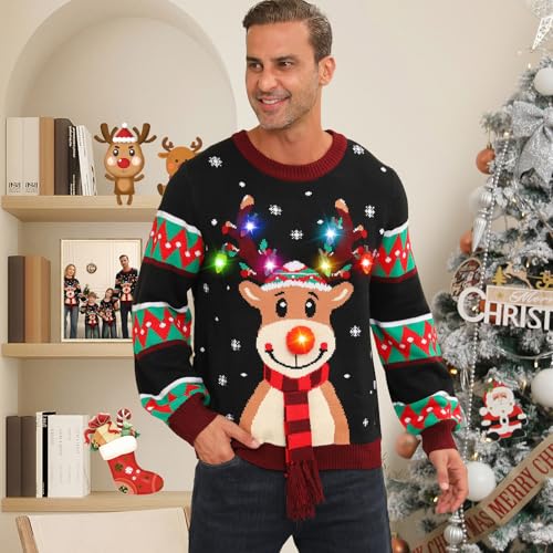 Ugly Christmas Sweater Women Men
