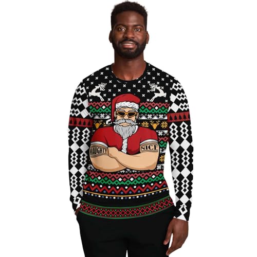 Santa'S Bouncer Sweatshirt | Unisex Ugly Christmas Sweater, Xmas Sweater, Funny Holiday Sweater, Funny Shirt - Image 2