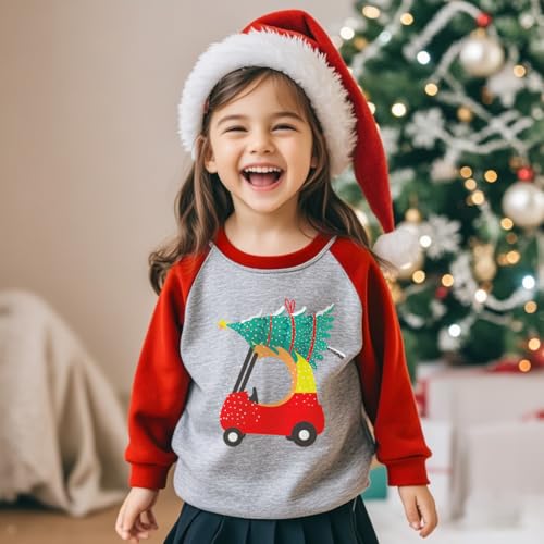 Christmas Sweatshirt For Toddler Boys And Girls Ugly Xmas Pullover Kids Funny Raglan Sleeve Shirts Tops 2-7 Years 5 Christmas Sweatshirt For Toddler Boys And Girls Ugly Xmas Pullover Kids Funny Raglan Sleeve Shirts Tops 2-7 Years - Image 5