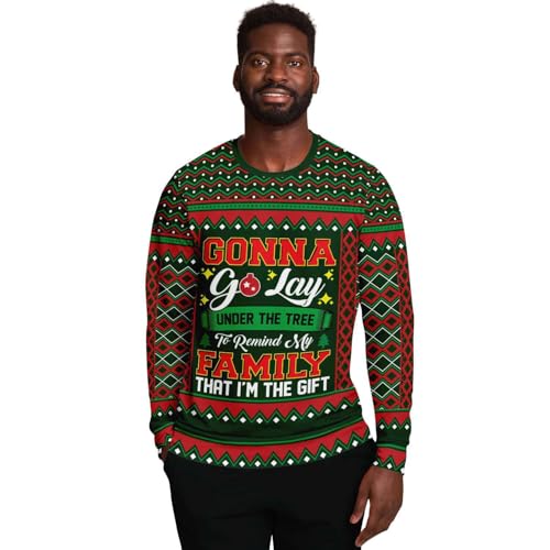 I Am The Gift Sweatshirt | Unisex Ugly Christmas Sweater, Xmas Sweater, Holiday Sweater, Funny Sweater, Funny Shirt - Image 2
