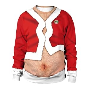 Couples 3D Print Christmas Sweatshirt Set