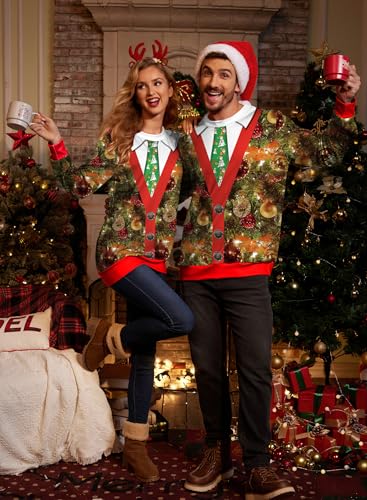 Arvilhill Unisex Funny Sweatshirt 3D Graphic Long Sleeve Christmas Animal Pullover (S-3Xl) 2 Arvilhill Unisex Funny Sweatshirt 3D Graphic Long Sleeve Christmas Animal Pullover (S-3Xl) - Image 2