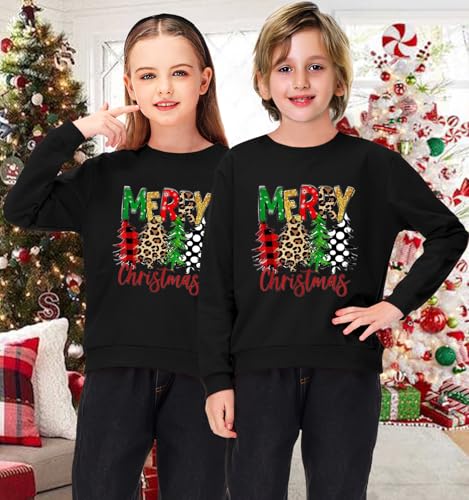 Remimi Unisex Kids Christmas Sweatshirt Long Sleeve Xmas Pullover Tops 3-14 Years 3 Remimi Unisex Kids Christmas Sweatshirt Long Sleeve Xmas Pullover Tops 3-14 Years - Image 3