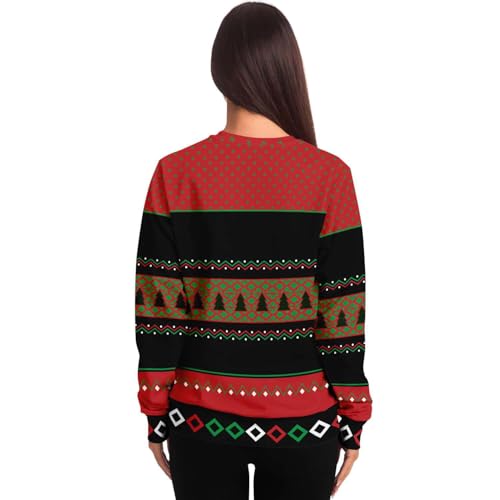 Dreaming Of A White &Amp; Red Christmas Sweatshirt | Unisex Ugly Christmas Sweater, Xmas Sweater, Funny Holiday Sweater, Funny Shirt L - Image 5