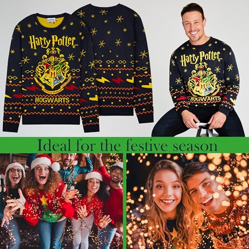 Harry Potter Gifts Ugly Christmas Sweater Men, Teens, Knit Long Sleeve Hogwarts Christmas Sweatshirt Sweater Pullover 2 Harry Potter Gifts Ugly Christmas Sweater Men, Teens, Knit Long Sleeve Hogwarts Christmas Sweatshirt Sweater Pullover - Image 2