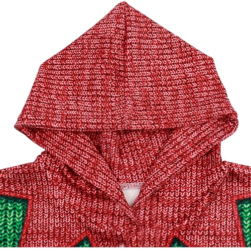 Grajtcin Kids Ugly Christmas Sweater For Boys Girls, Long Sleeves Hoodies Non-Knited Sweatshirt - Image 5