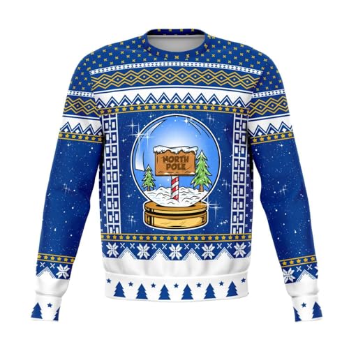 Snow Globe Sweatshirt | Unisex Ugly Christmas Sweater, Xmas Sweater, Holiday Sweater, Funny Sweater, Funny Shirt