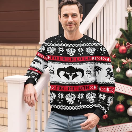 34Hd Ugly Xmas Sweater–Funny Knit Christmas Sweater For Women &Amp; Men 2025, Long Sleeve Crewneck Holiday Pullover, Unisex Gift - Image 2