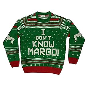 I Don'T Know Margo Ugly Christmas Sweater Green 2 I Don’T Know Margo Ugly Christmas Sweater Green