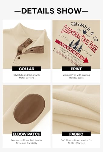 Vogstart Men'S Christmas Retro Graphic Corduroy Winter Sweatshirt (S-3Xl) 6 Vogstart Men'S Christmas Retro Graphic Corduroy Winter Sweatshirt (S-3Xl) - Image 6