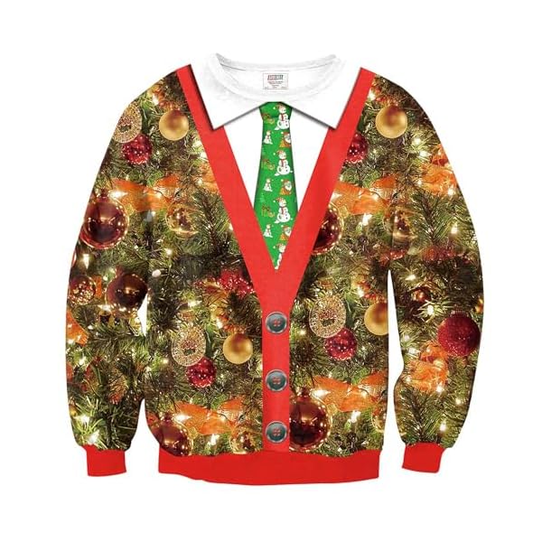 Arvilhill Unisex Funny Graphic Christmas Sweatshirt
