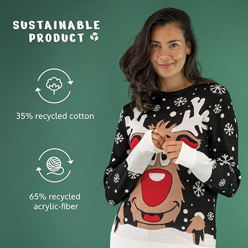 Jap Christmas - Ugly Funny Christmas Sweater For Men And Women - Rudolph The Reindeer