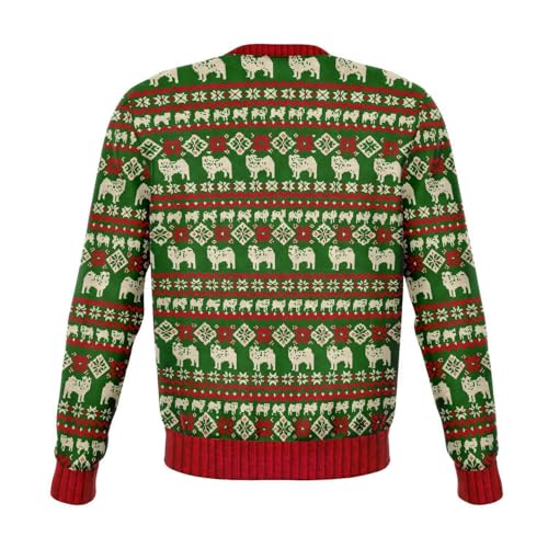 Bah Humpug Ugly Xmas Sweater Sweatshirt - Image 2