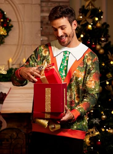 Arvilhill Men’S Ugly Christmas Funny Graphic Long Sleeve Unisex Sweatshirt (S-3Xl)