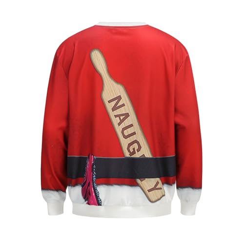 Populus Ugly Sweatshirt Costume Men Novelty 3D Long Sleeve Shirt For Party | Soft Breathable Stretch Fabric, Playful Christmas Graphic, Machine Washable, For Holiday Parties, Family Photos, And Gifts 4 Populus Ugly Sweatshirt Costume Men Novelty 3D Long Sleeve Shirt For Party | Soft Breathable Stretch Fabric, Playful Christmas Graphic, Machine Washable, For Holiday Parties, Family Photos, And Gifts - Image 4